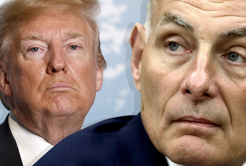 Donald Trump; John Kelly (AP/Photo Montage by Salon)