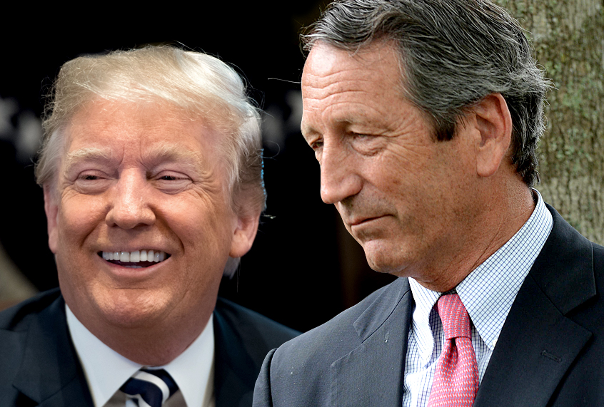 Donald Trump; Mark Sanford (Getty/Saul Loeb/Jim Watson)