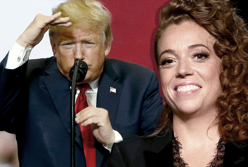 Donald Trump; Michelle Wolf (Getty/AP/Salon)