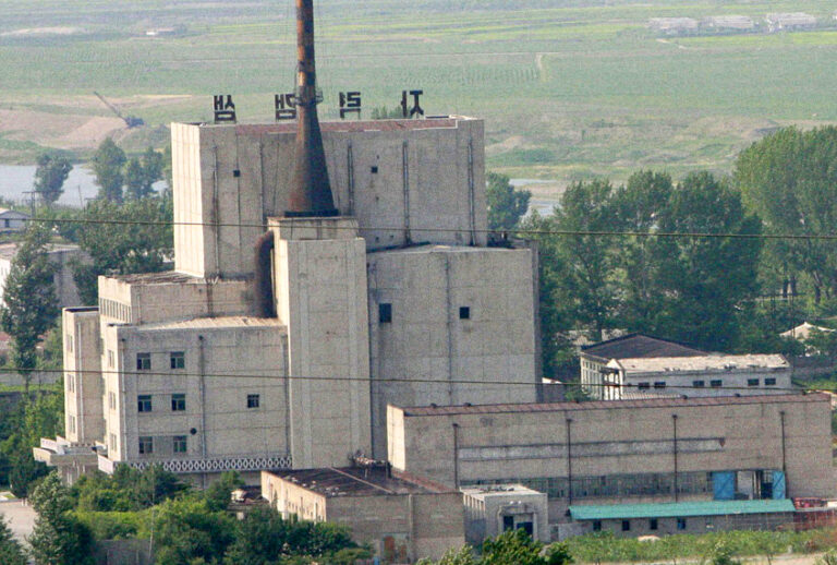 North Korea's Yongbyon Nuclear Scientific Research Center which is being expanded. (AP/Xinhua, Gao Haorong)