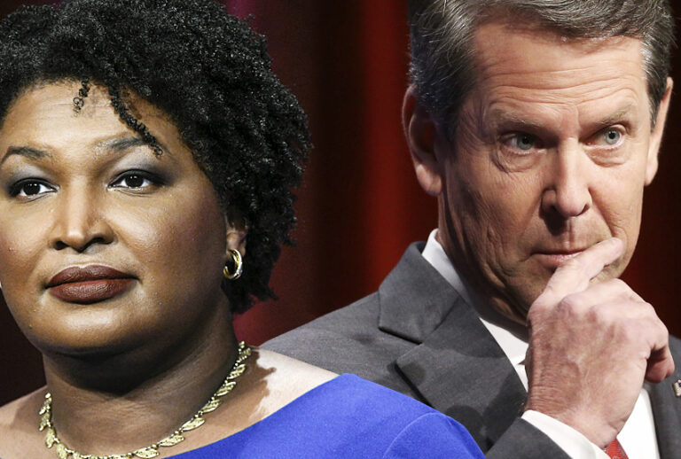 Stacey Abrams; Brian Kemp (AP/Photo Montage by Salon)