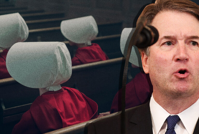 Brett Kavanaugh; "The Handmaid's Tale" (Getty/Hulu/Salon)
