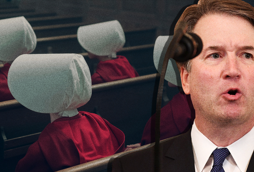 Brett Kavanaugh; "The Handmaid's Tale" (Getty/Hulu/Salon)