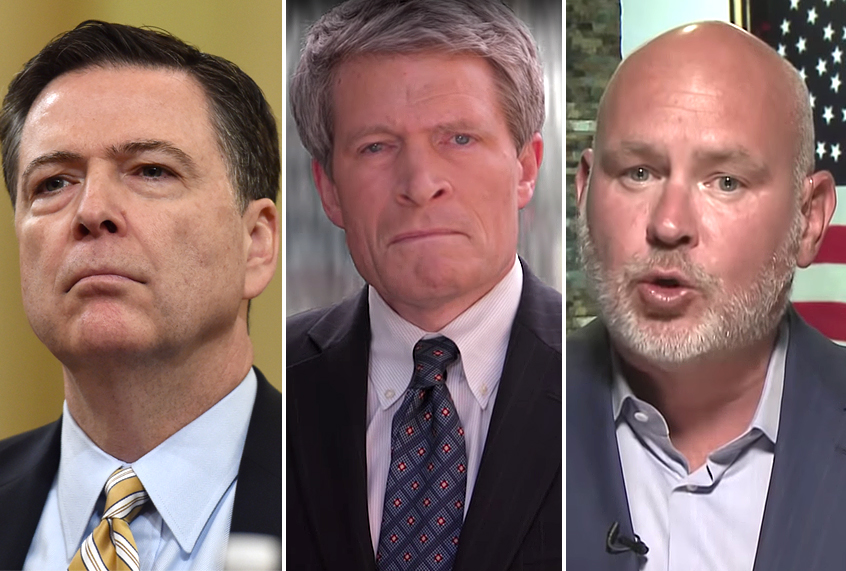 James Comey; Richard Painter; Steve Schmidt (Getty/painterminnesota.com/MSNBC)