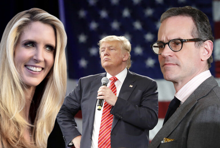 Ann Coulter; Donald Trump; Michael Anton (AP/Getty/Photo montage by Salon)