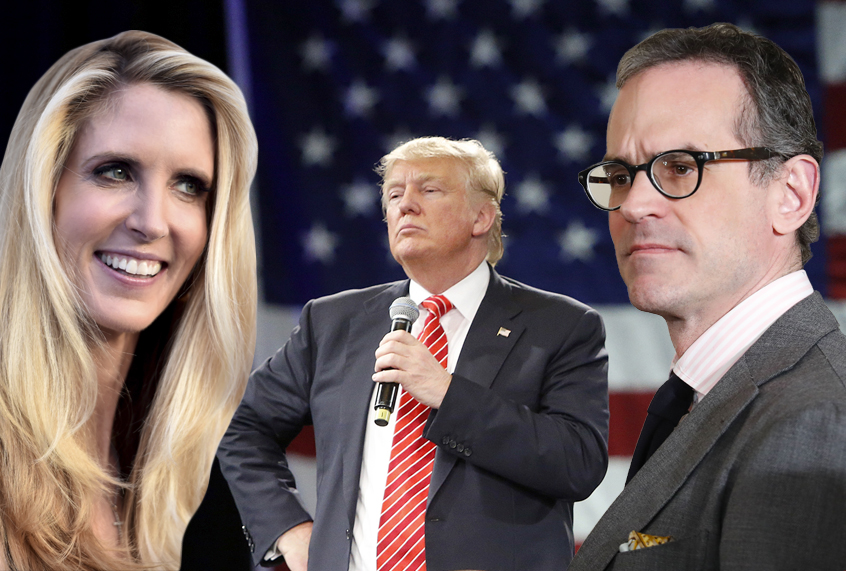 Ann Coulter; Donald Trump; Michael Anton (AP/Getty/Photo montage by Salon)