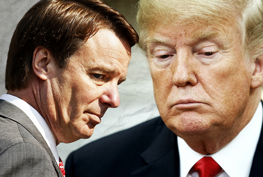 John Edwards; Donald Trump (AP/Getty/Salon)