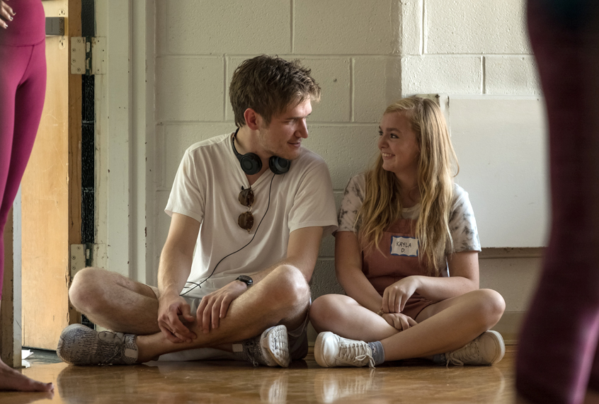 Bo Burnham and Elsie Fisher in "Eighth Grade" (A24)