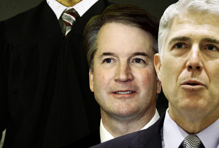 Neil Gorsuch; Brett Kavanaugh (AP/Getty/Photo Montage by Salon)