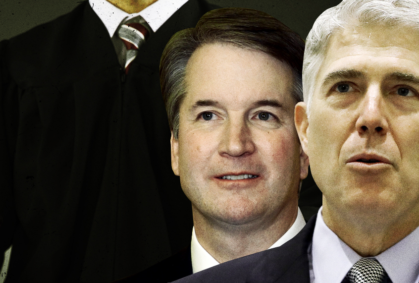 Neil Gorsuch; Brett Kavanaugh (AP/Getty/Photo Montage by Salon)
