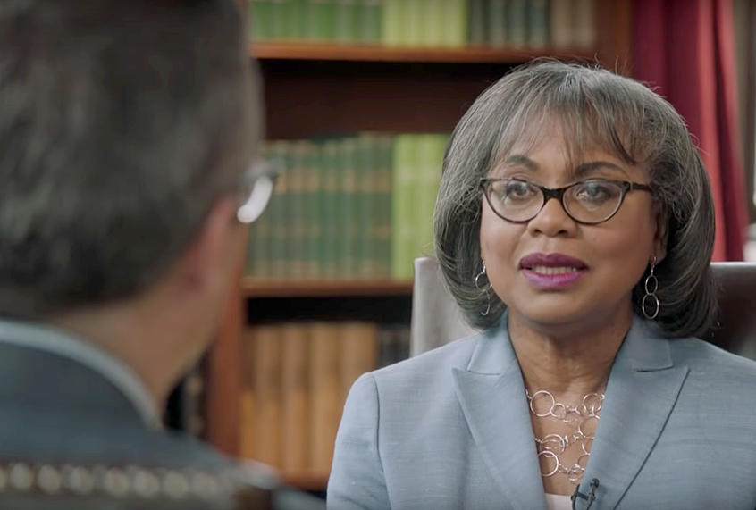 Anita Hill on "Last Week Tonight with John Oliver" (YouTube/LastWeekTonight)