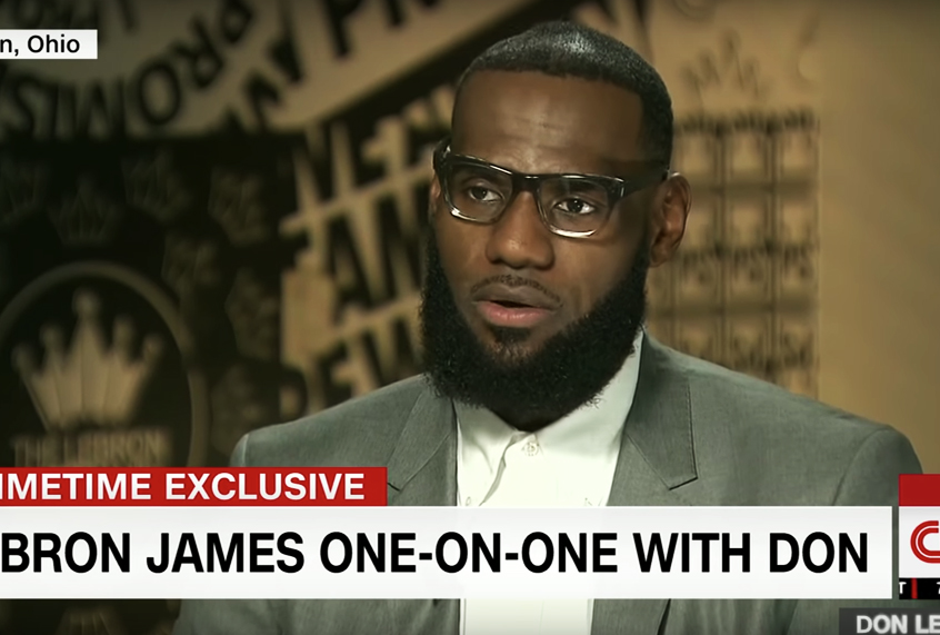 LeBron James on CNN (CNN)