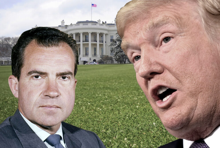 Richard Nixon; Donald Trump (AP/Getty/Salon)