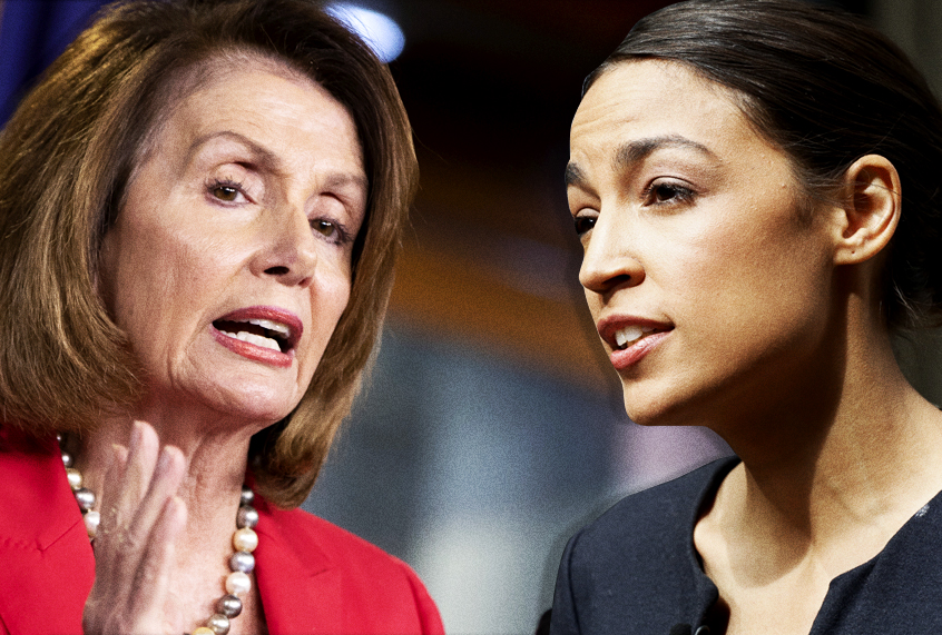 Nancy Pelosi; Alexandria Ocasio-Cortez (AP/Photo Montage by Salon)