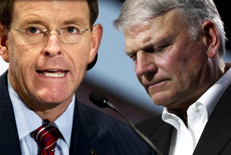 Tony Perkins; Rev. Franklin Graham (AP/Getty/Photo Montage by Salon)