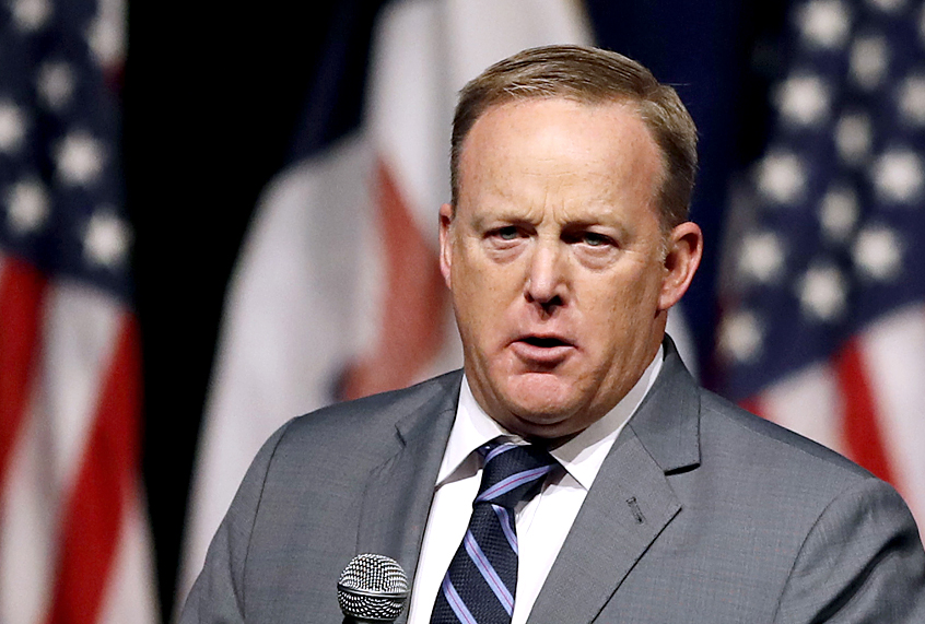 Sean Spicer (AP/Charlie Neibergall)