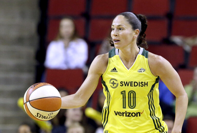 Seattle Storm's Sue Bird (AP/Elaine Thompson)
