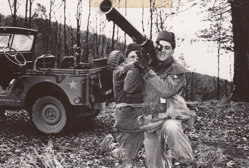 Elvis Presley in the army. (Oscilloscope Laboratories)