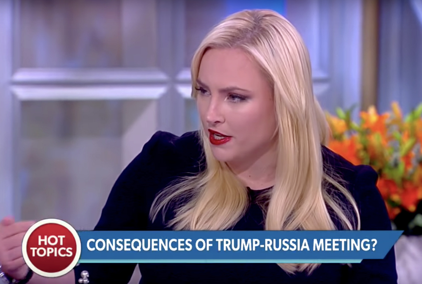 Meghan McCain on "The View" (YouTube/The View)