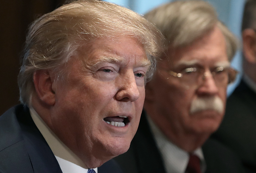 Donald Trump, John Bolton (Getty/Mark Wilson)