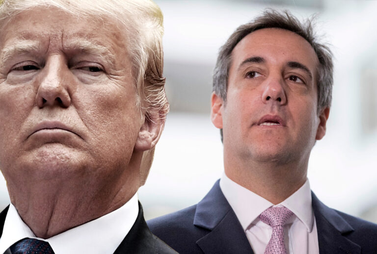 Donald Trump; Michael Cohen (AP/Getty/Photo montage by Salon)