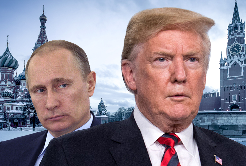 Vladimir Putin; Donald Trump (AP/Getty/Photo montage by Salon)