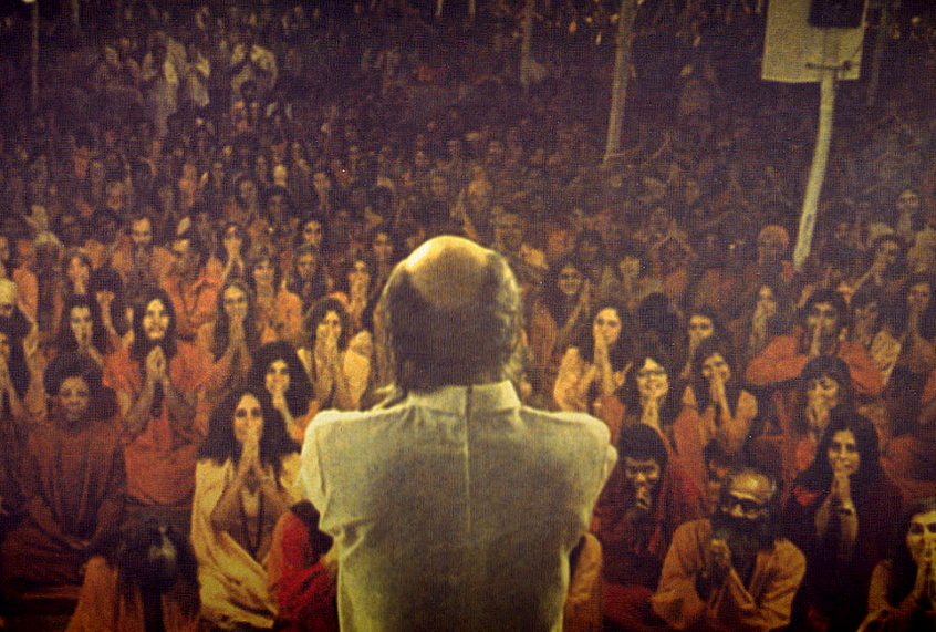 Bhagwan Rajneesh in "Wild Wild Country" (Netflix)