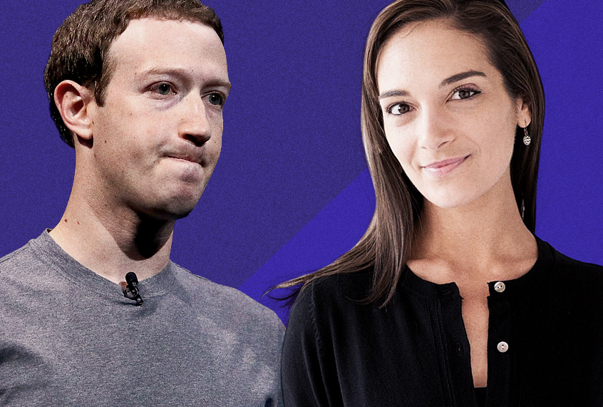 Mark Zuckerberg; Julia Salazar (Getty/salazarforsenate.com/Salon)