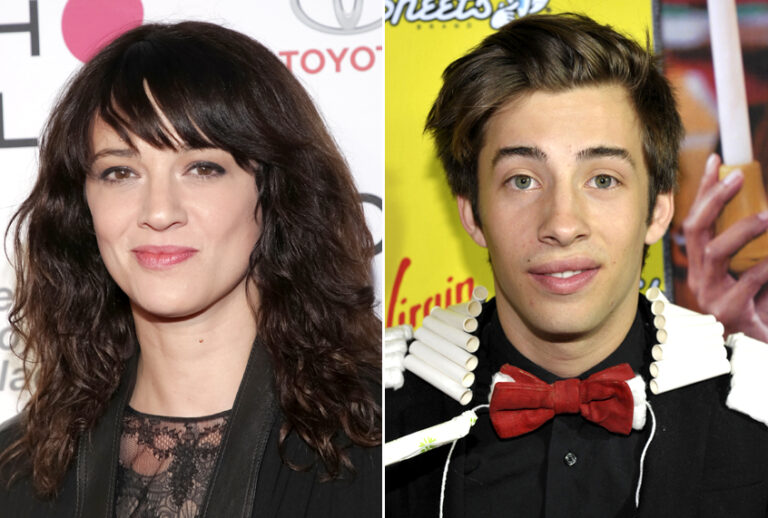 Asia Argento; Jimmy Bennett (AP/Brent N. Clarke/John Shearer)