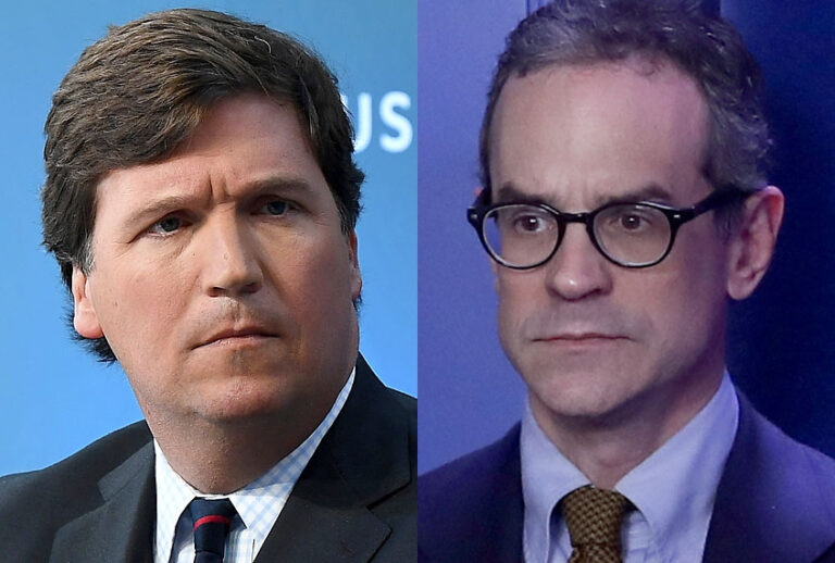 Tucker Carlson; Michael Anton (Getty/Roy Rochlin/AP/Carolyn Kaster)