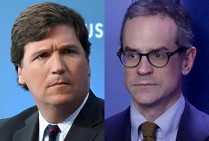 Tucker Carlson; Michael Anton (Getty/Roy Rochlin/AP/Carolyn Kaster)