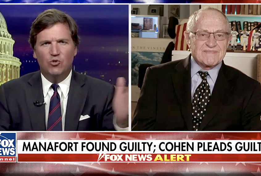 Alan Dershowitz on "Tucker Carlson Tonight" (Fox News)