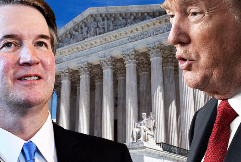 Brett Kavanaugh; Donald Trump (Getty/Salon)