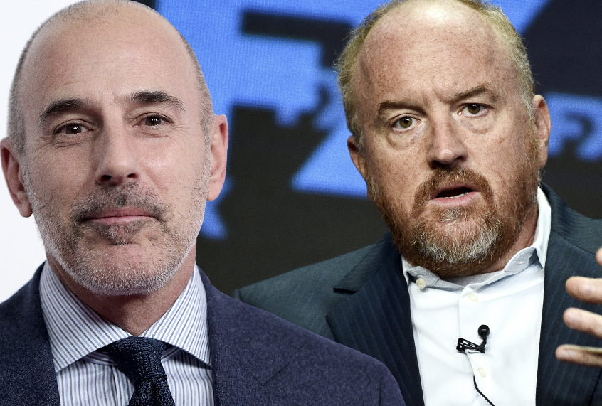 Matt Lauer; Louis C.K. (Getty/AP/Salon)