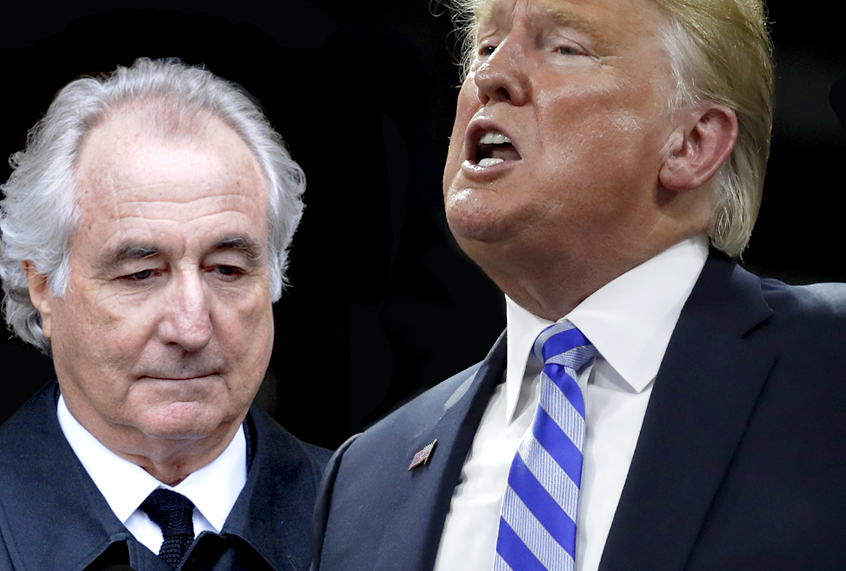 Bernard Madoff; Donald Trump (AP/Salon)