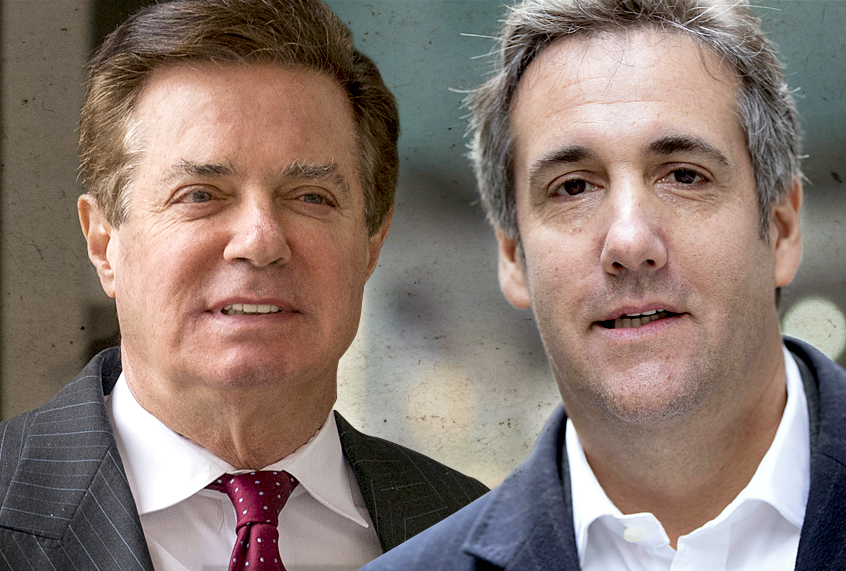 Paul Manafort; Michael Cohen (AP/Getty/Salon)