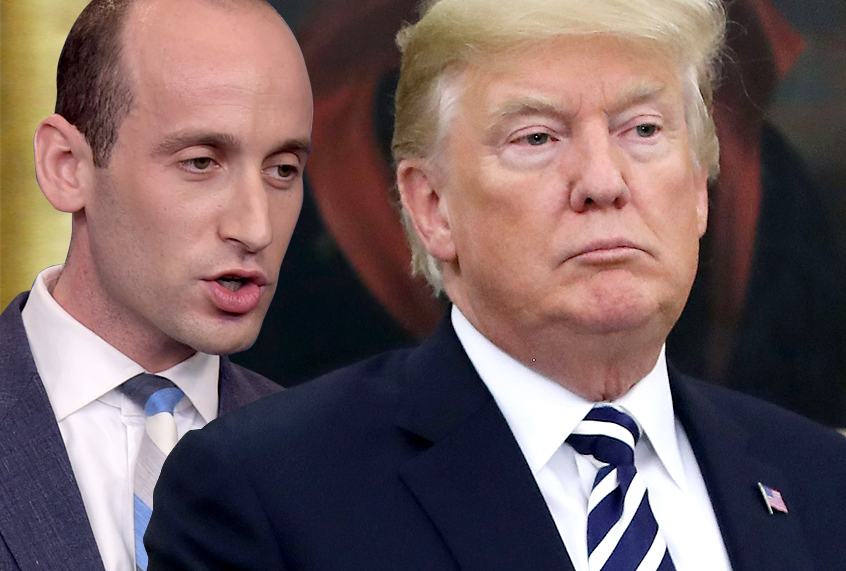 Stephen Miller; Donald Trump (Getty/AP/Salon)