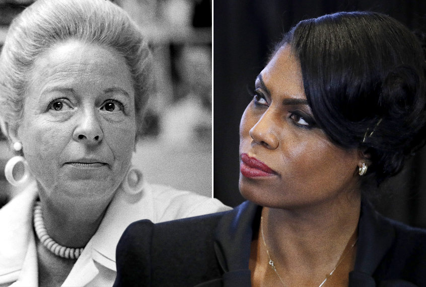 Martha Mitchell; Omarosa Manigault (AP/Harvey Georges/Manuel Balce Ceneta)
