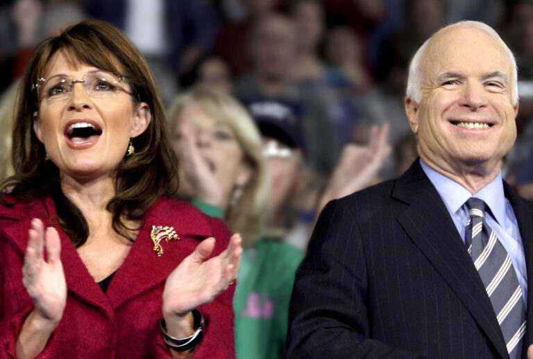 Sarah Palin; John McCain (AP/Carolyn Kaster)