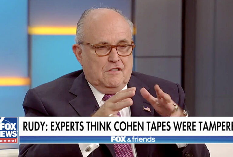 Rudy Giuliani on "Fox & Friends" (Fox News)