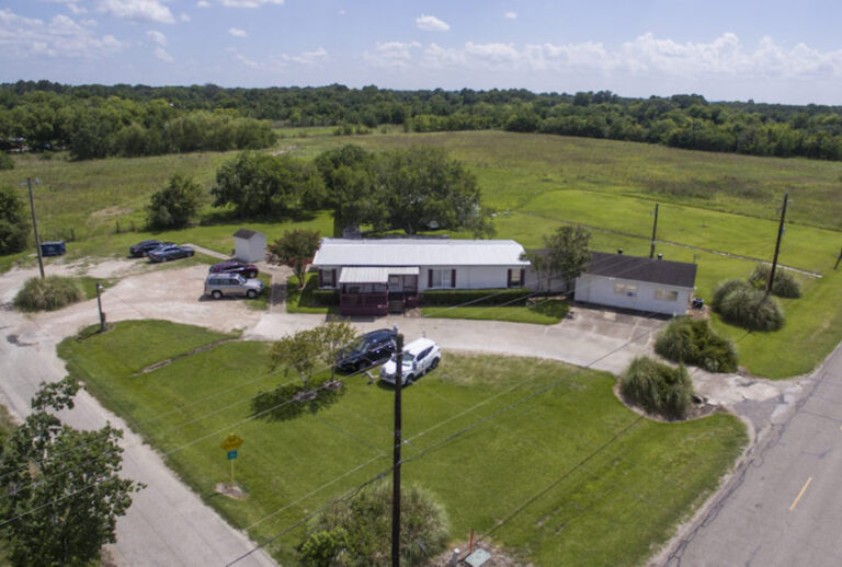 Shiloh Treatment Center, shown in an aerial photograph, is in the same area and run by the same person who operated the Daystar Residential Inc. facility, which the state of Texas shut down in 2011. State officials allowed Clay Hill to continue running Shiloh, even though state law should have stopped him from operating any residential child care centers for five years. (Brandon Wade for Reveal)