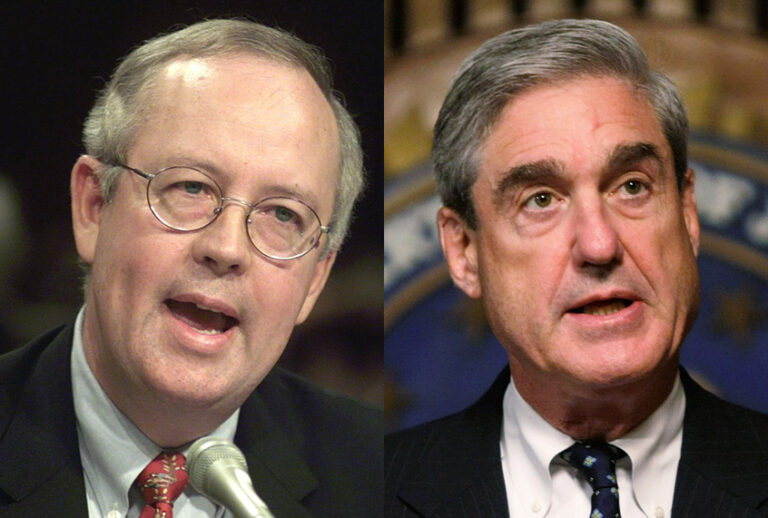 Ken Starr; Robert Mueller (Getty Images)