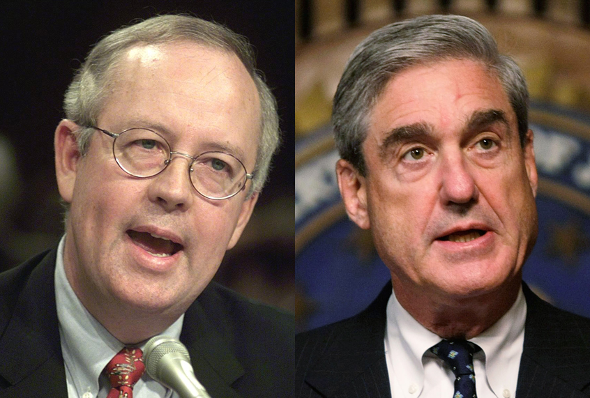 Ken Starr; Robert Mueller (Getty Images)