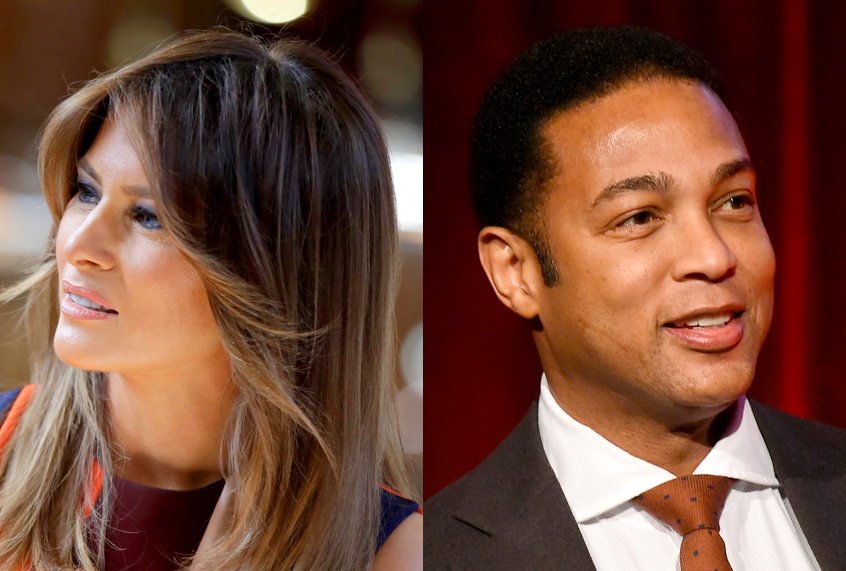 Melania Trump; Don Lemon (Getty/Luca Bruno/Ben Gabbe)