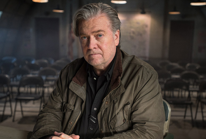 Steve Bannon in American Dharma (Nafis Azad)