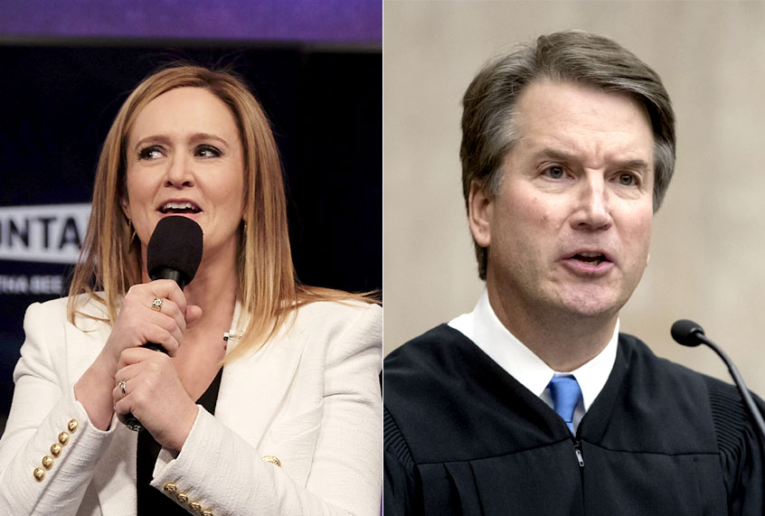 Samantha Bee; Brett Kavanaugh (TBS/AP)