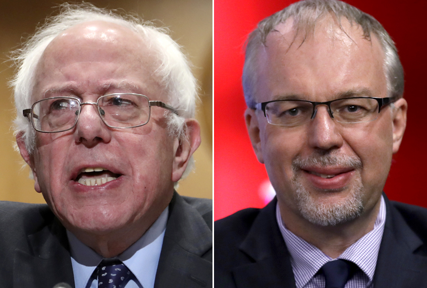 Bernie Sanders; Levi Sanders (AP/Manuel Balce Ceneta/Charles Krupa)