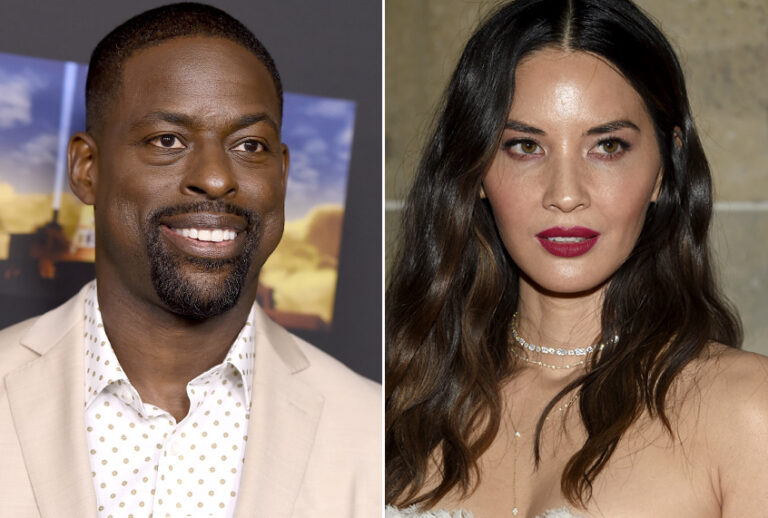 Sterling K. Brown; Olivia Munn (AP/Jordan Strauss/Evan Agostini)