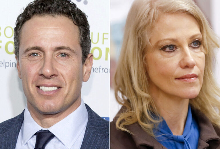 Chris Cuomo; Kellyanne Conway (AP/Michael Zorn/John Minchillo)