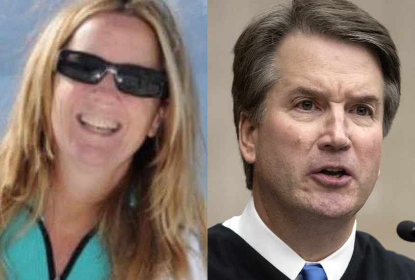 Christine Blasey Ford; Brett Kavanaugh (www.researchgate.net/AP/J. Scott Applewhite)